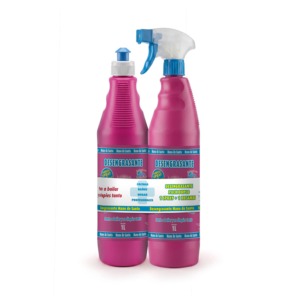 Desengrasante 1 L push pull + 1 L spray