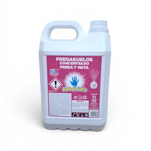 Fregasuelos 5 L - Fresa y nata