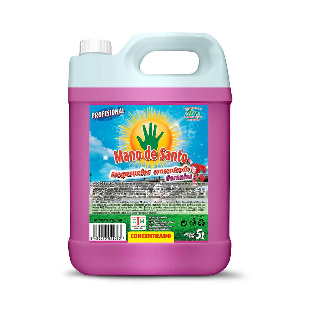 Fregasuelos 5 L - Geranio