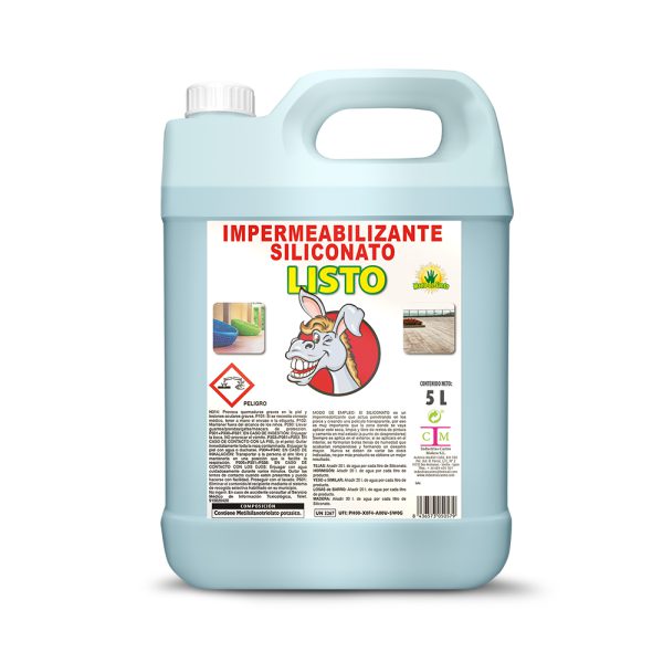 Siliconato Garrafa "Listo" 5 L